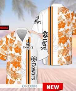 Dewar’s Whisky Floral Customize Hawaiian Shirt