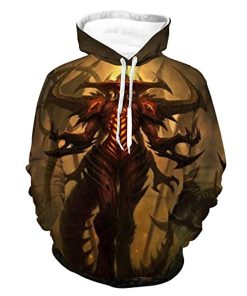 Diablo Hoodie Shirts – Diablo 3 Book of Cain 3D Print Hooded
