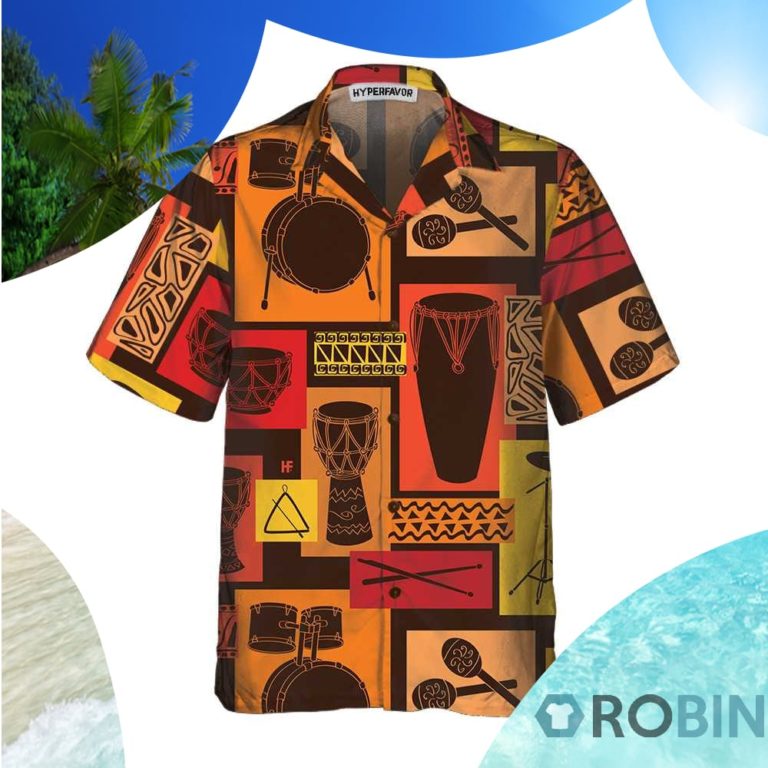 Different Drums Hawaiian Shirt RobinPlaceFabrics   Different Drums Hawaiian Shirt 939 FRCzH 768x768 