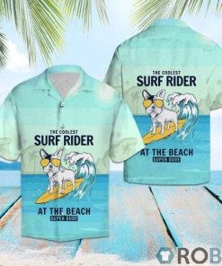 Dog Coolest Surf Rider Hawaiian Shirt