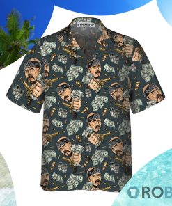 Dollar Bill And Gun Hawaiian Shirt Dollar Hawaiian Shirt Dollar Bill And Gun Hawaiian Shirt Dollar Hawaiian Shirt
