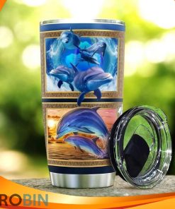 Dolphin Family Love Mom Mothers Day Tumbler