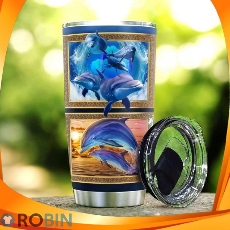 Dolphin Family Love Mom Mothers Day Tumbler