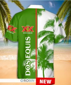 Dos Equis Beer Palm Tree Hawaiian Shirt