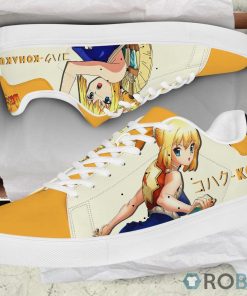 Dr.Stone Kohaku Skate Casual Sneakers Custom Dr. Stone Anime Shoes
