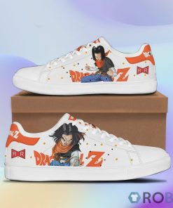 Dragon Ball Android 17 Stan Smith Shoes Custom Anime Casual Sneakers