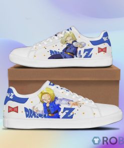 Dragon Ball Android 18 Stan Smith Shoes Custom Anime Casual Sneakers