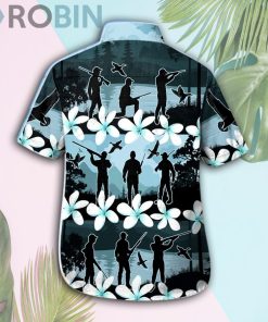 Duck Hunting Hibiscus Hawaii Shirt & Shorts