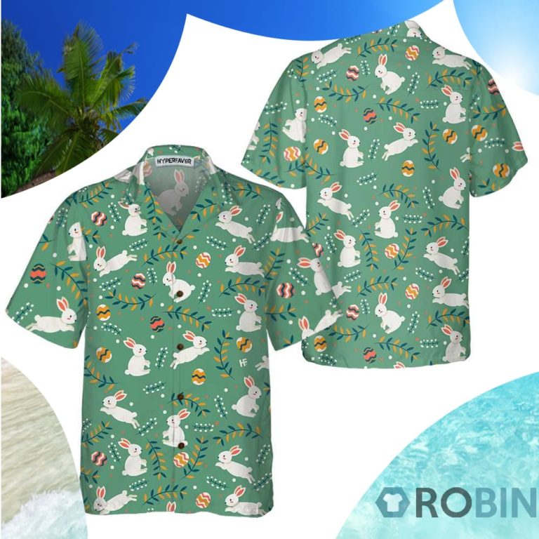 Easter Egg And Bunny Hawaiian Shirt
