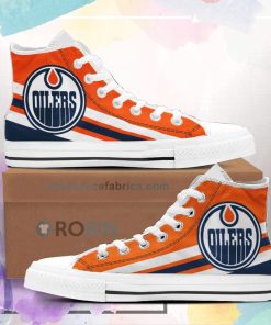 Edmonton Oilers High Top Shoes Custom Sneakers