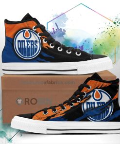 Edmonton Oilers Shoes Custom High Top Sneakers