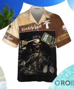 Electrician 3d Printed Hawaiian Shirt