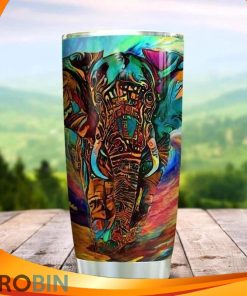 Elephant Colorful Tumbler