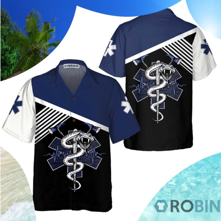 Ems Paramedic Hawaiian Shirt