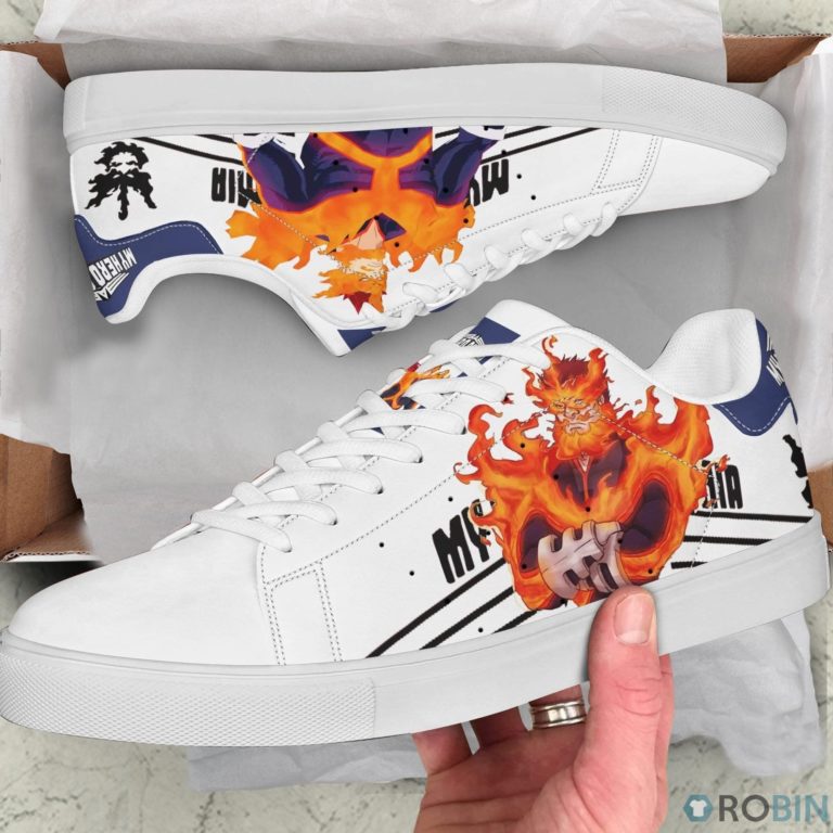 Endeavor Casual Sneakers Custom My Hero Academia Anime Shoes