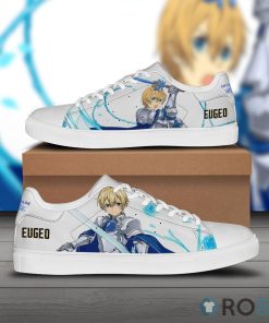 Eugeo Skate Casual Sneakers Sword Art Online Custom Anime Shoes