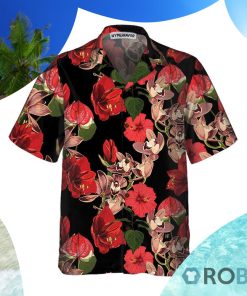 Exotic Hibiscus And Tropical Plants Hawaiian Shirt