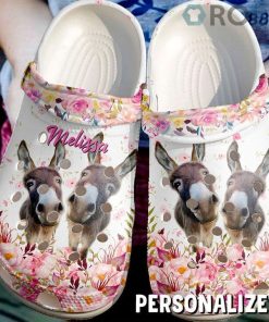 Farmer Personalized Cute Donkeys Crocs Crocband Clog
