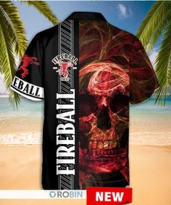 Fireball Smoke Skull Hawaiian Shirt Fireball Smoke Skull Hawaiian Shirt