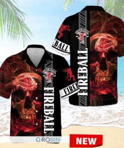 fireball whiskey hawaiian shirt