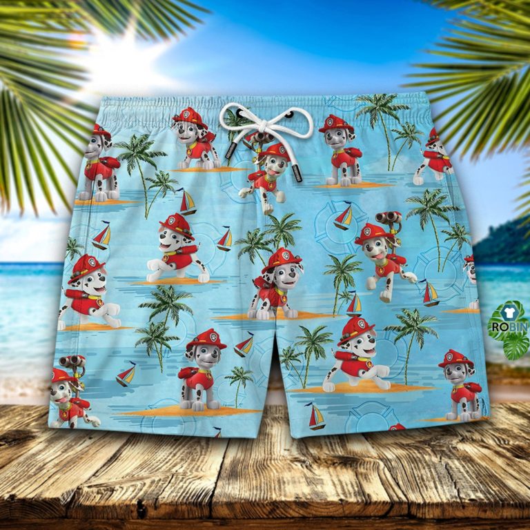 Firefighter Dalmatian Hawaiian Short