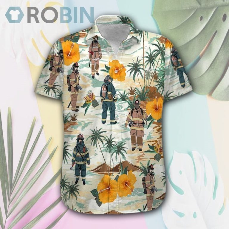 Firefighter Hawaii Shirt & Shorts