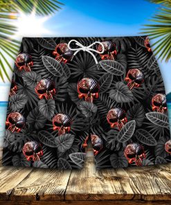 Firefighter Skull Black Hawaiian Short Firefighter Skull Black Hawaiian Short