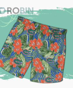 Florida Gators Hawaiian Shirts Beach Short