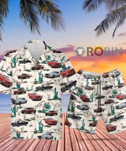 Ford Mustang Hawaiian Shirt and Shorts