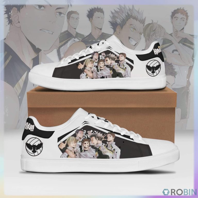 Fukurodani Academy Stan Smith Shoes Custom Haikyuu Anime Casual Sneakers
