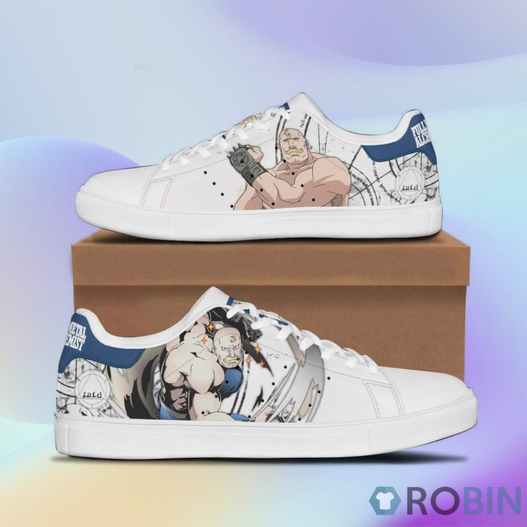 Fullmetal Alchemist Alex Louis Armstrong Stan Smith Shoes Custom Anime Casual Sneakers