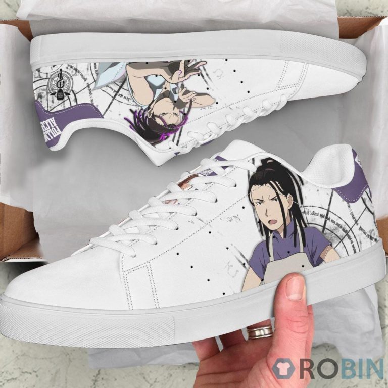 Fullmetal Alchemist Izumi Curtis Skateboard Shoes Custom Casual Footwear
