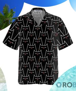 Funny Black Cat Pattern Hawaiian Shirt