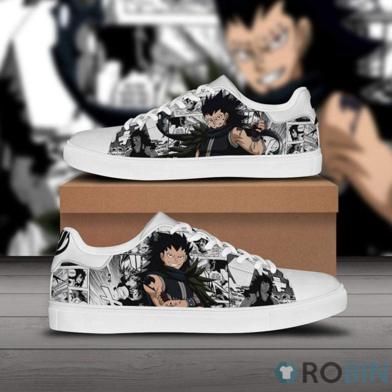 Gajeel Redfox Skate Sneakers Custom Fairy Tail Anime Shoes