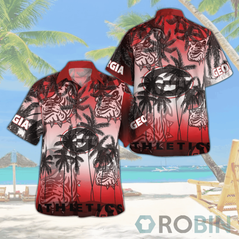 Georgia Bulldogs Hawaiian Shirts Beach Short
