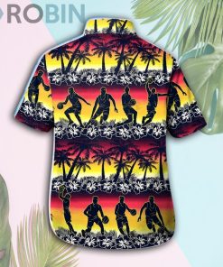 Gifts For Basketball Lovers-Basketball Hibiscus Hawaii Shirt & Shorts