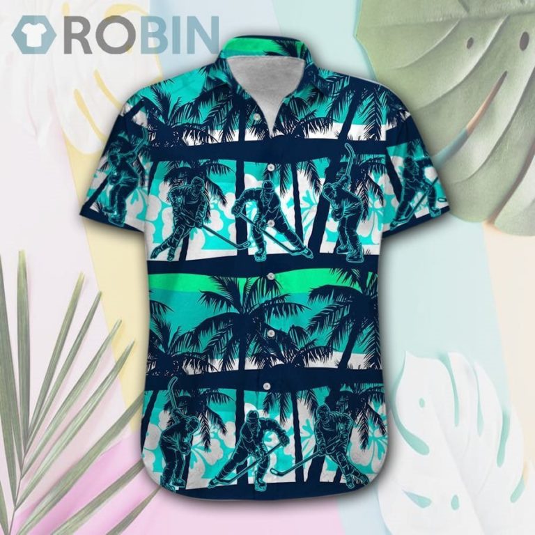 Gifts for Hockey players- Ice Hockey Hawaii Shirt & Shorts