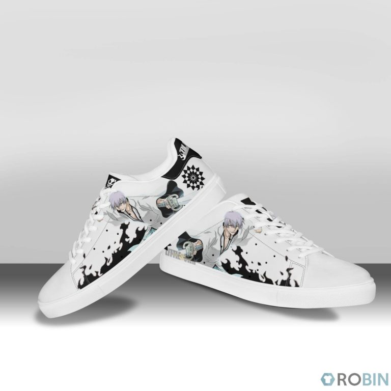 Gin Ichimaru Sneakers Custom Bleach Anime Shoes