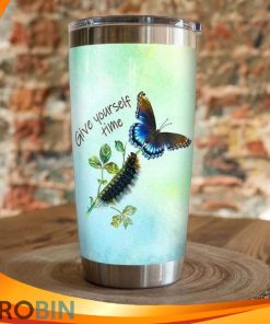 Give Yourself Time The Caterpillars To Butterfly Tumbler