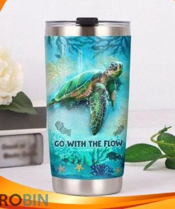 Go With The Flow Turtle Sea Tumbler