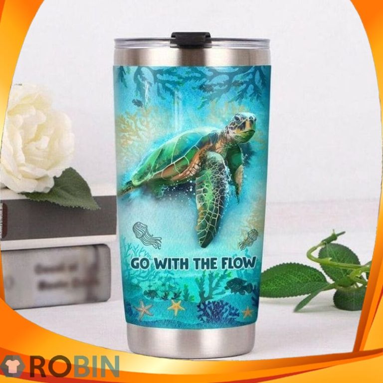 Go With The Flow Turtle Sea Tumbler