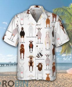 Goat Breeds Hawaiian Shirt Funny Goat Shirt