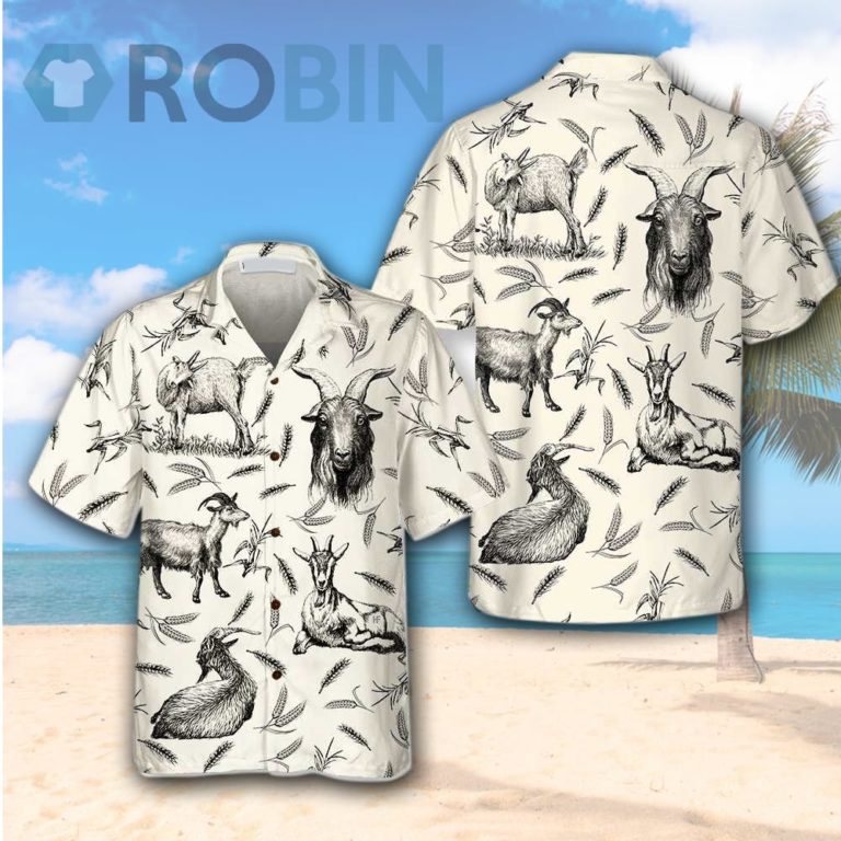 Goat Farm Lovers Hawaiian Shirt Vintage Goat Shirt