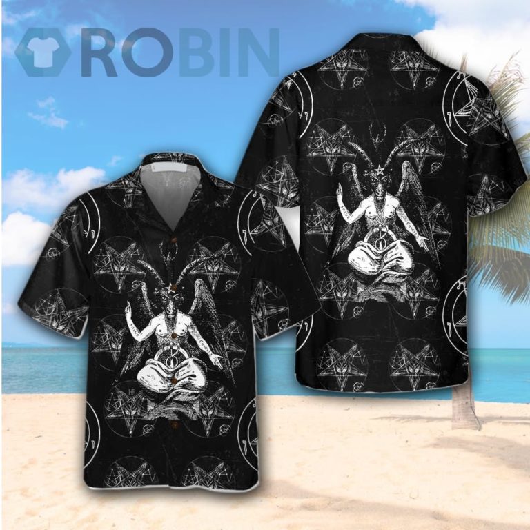 Goat Satan Hawaiian Shirt Cool Goat Shirt