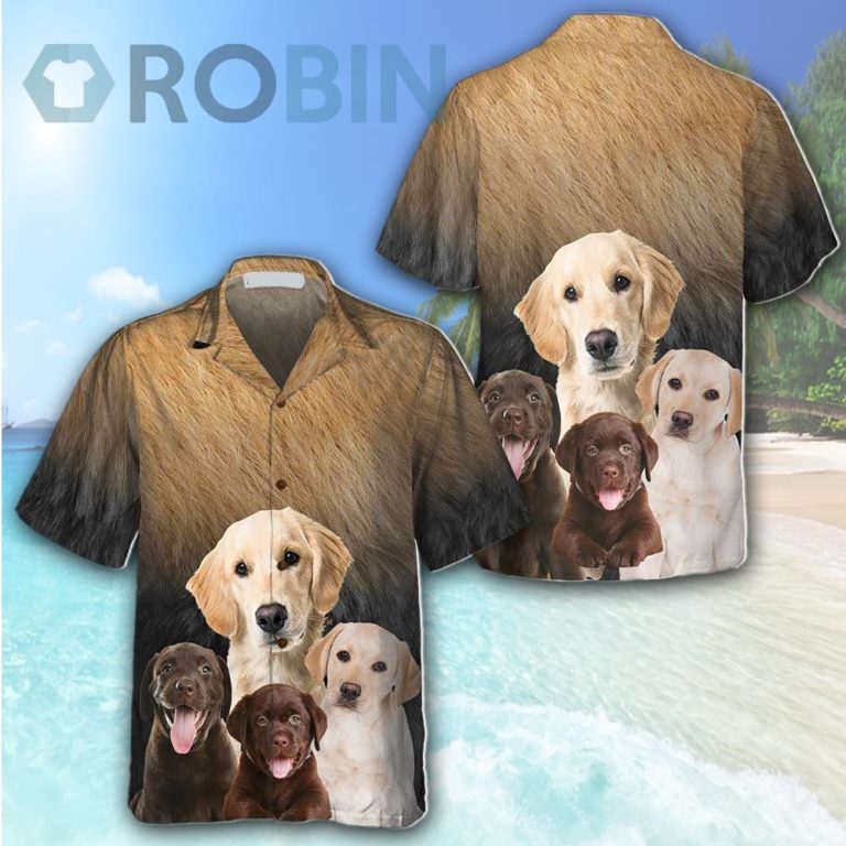 Great Labrador Retriever Dog Hawaiian Shirt