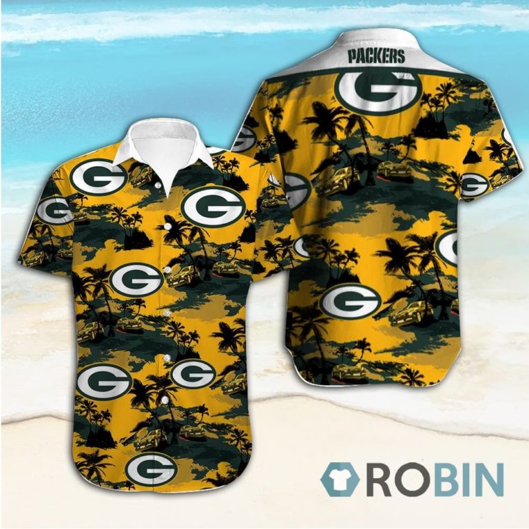 Green Bay Packers Beach Tropical Hawaiian Shirt