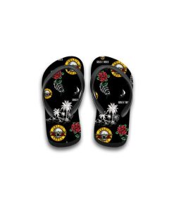 Guns N’ Roses Flip Flops And Hawaii Shirt and Beach Shorts Guns N’ Roses Flip Flops And Hawaii Shirt and Beach Shorts