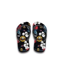 Guns N’ Roses Hawaii Shirt and Beach Shorts And Flip Flops Guns N’ Roses Hawaii Shirt and Beach Shorts And Flip Flops