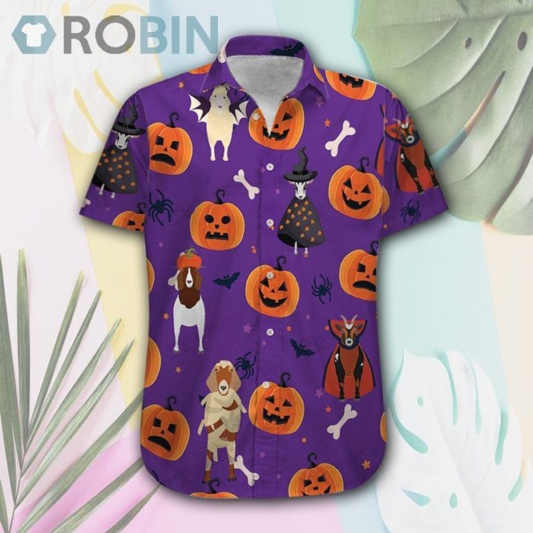 Halloween Goats Hawaii Shirt & Shorts