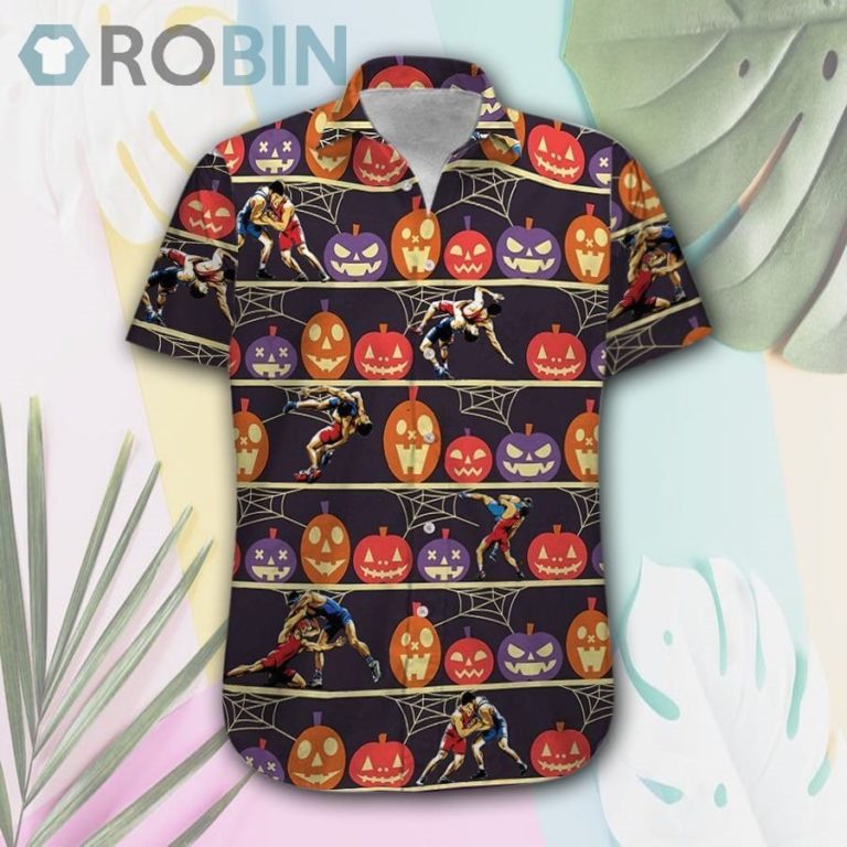 Halloween Wrestling Hawaii Shirt & Shorts